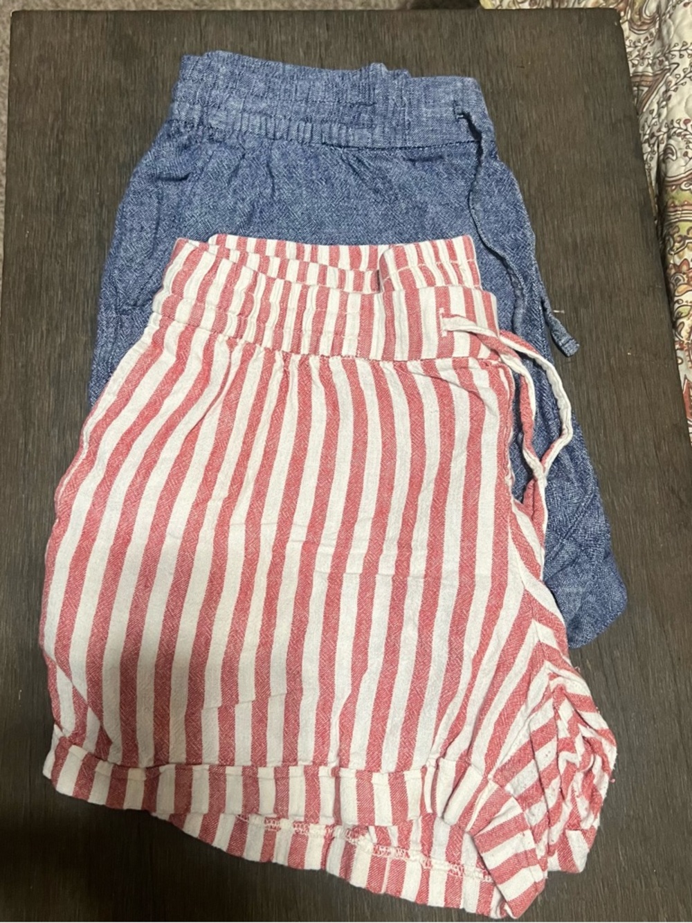 Old Navy Linen Blend Solid and Striped Shorts - Picture 12 of 12